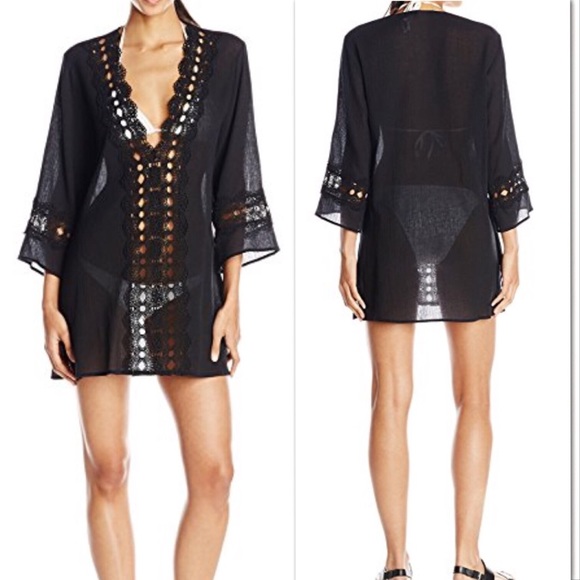 La Blanca Other - La Blanca Solid Intuition Swim Cover Up Tunic